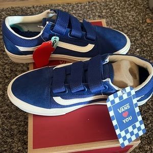 Vans blue suede Off The Wall